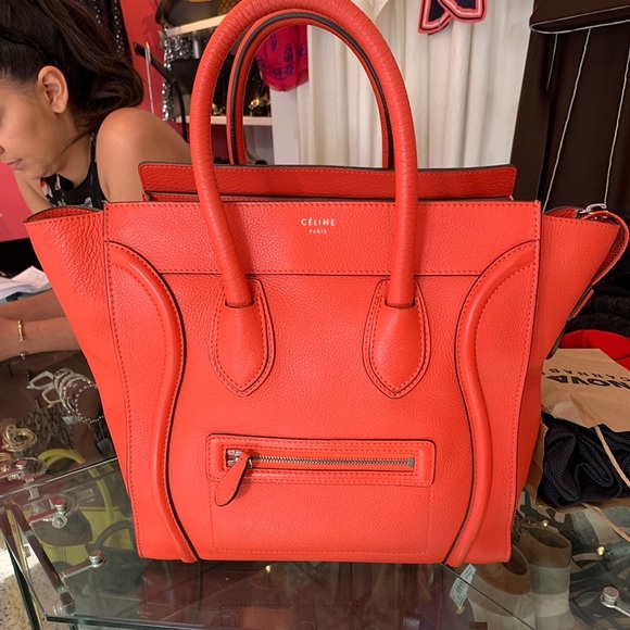 Red Celine luggage - Picture 3 of 3